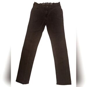 Children's Place jeans size 12 skinny leg stretch adjustable waistband black